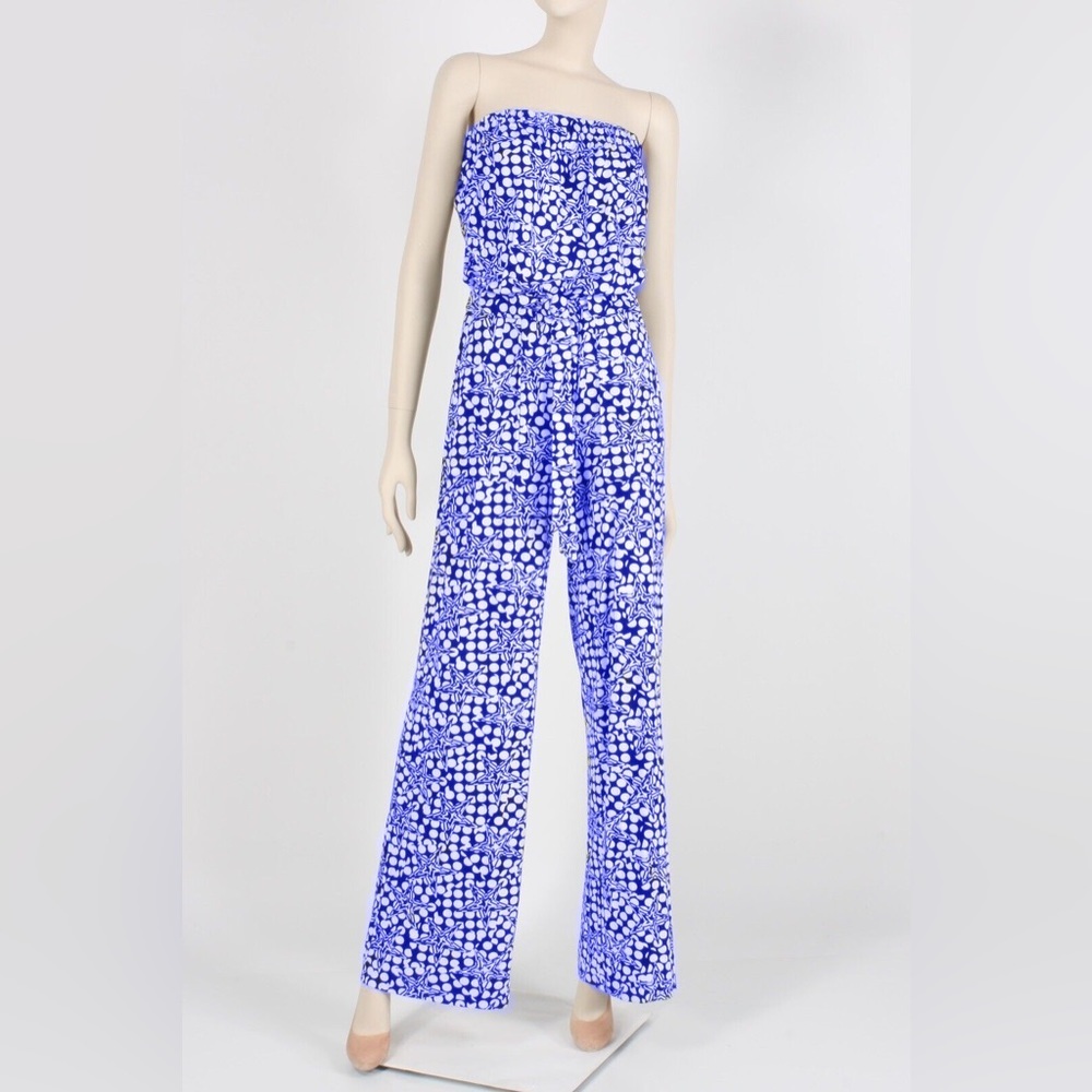 Like New - Diane Von Furstenberg DVF Strapless Jumpsuit